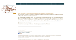 Desktop Screenshot of friendsofcalligraphy.org